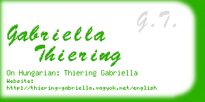 gabriella thiering business card